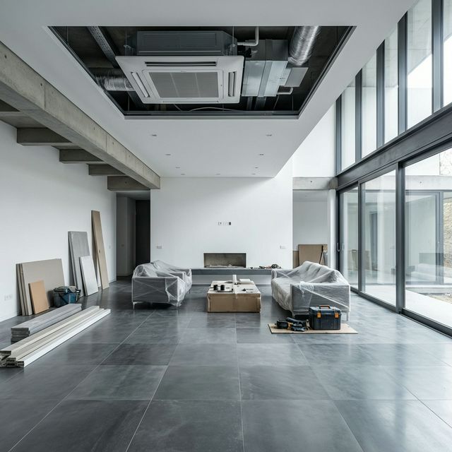 Монтаж канального кондиціонера — Канальні